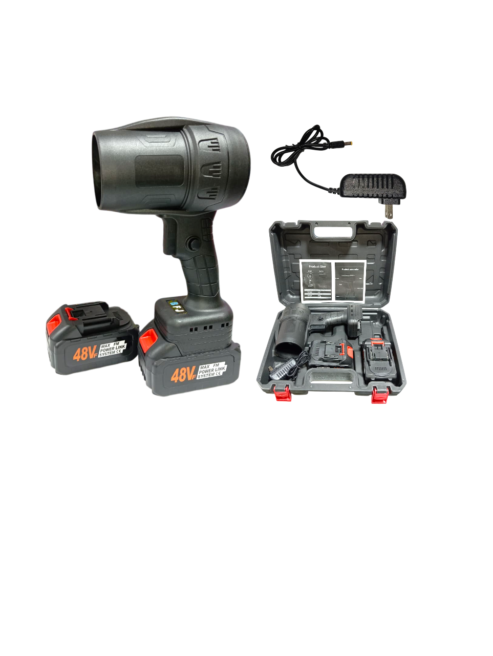 Soplador Inalámbrico Profesional 48V — JetClean™